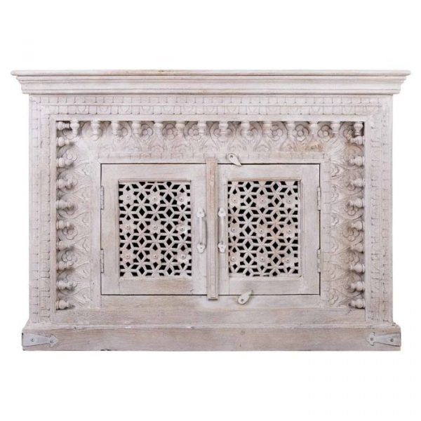 RECIBIDOR MADERA MANGO 112X38X82CM