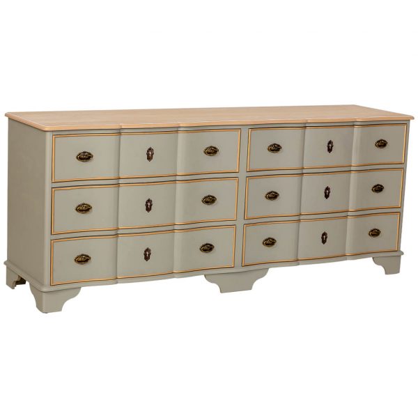 COMODA MADERA VERDE 193X50X80CM