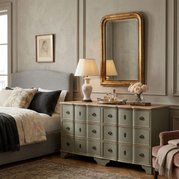 COMODA MADERA VERDE 193X50X80CM