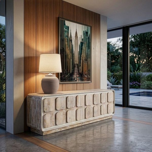 MUEBLE TV MADERA MANGO 170X40X50CM