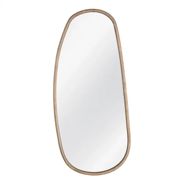 ESPEJO NATURAL MADERA DECORACIÓN 57 X 3 X 130 CM