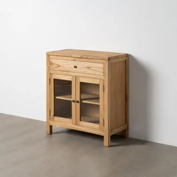 MUEBLE RECIBIDOR NATURAL MADERA MINDI 80 X 40 X 89 CM