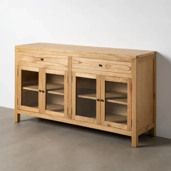 APARADOR NATURAL MADERA MINDI SALÓN 160 X 45 X 89 CM