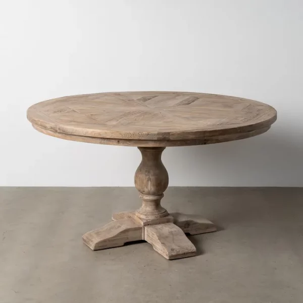 MESA COMEDOR MADERA DE PINO SALÓN 140 X 140 X 76 CM