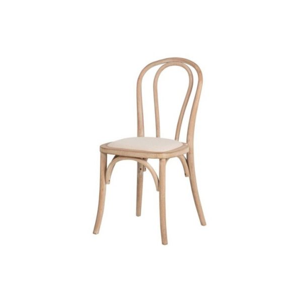 SILLA APILABLE MADERA DE ABEDUL LINO 44X41X91CM