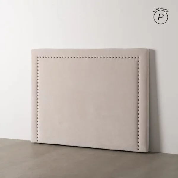 CABECERO CREMA TEJIDO DORMITORIO 165 X 7 X 125 CM