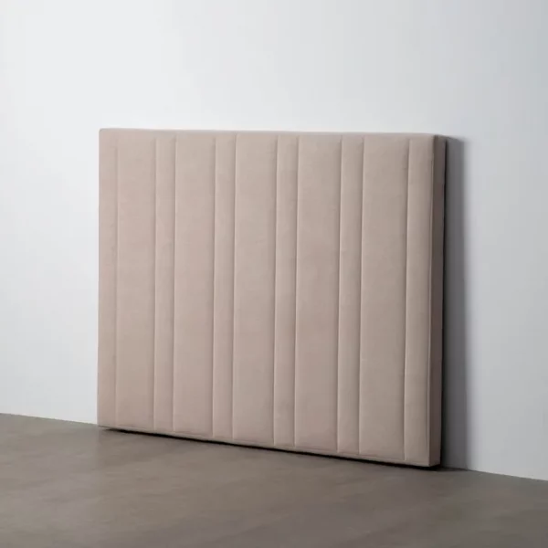 CABECERO BEIGE TEJIDO DORMITORIO 160 X 122 CM