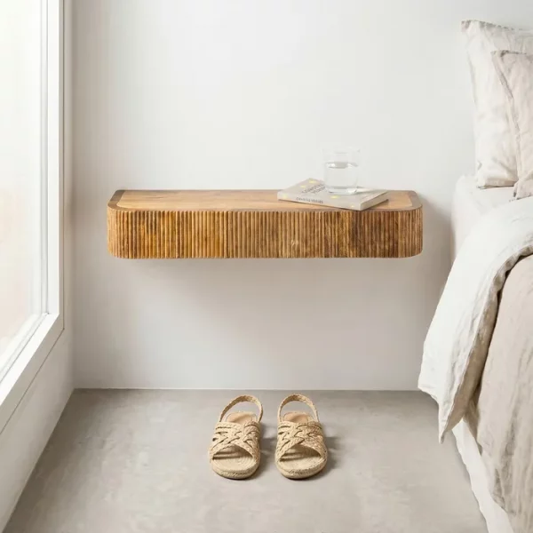 MESITA MIEL MADERA DE MANGO 55 X 15 X 7,50 CM