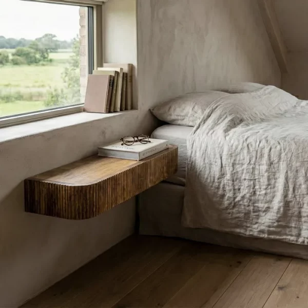 MESITA MIEL MADERA DE MANGO 55 X 15 X 7,50 CM