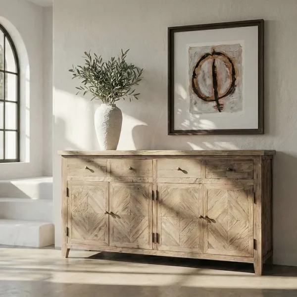 APARADOR MADERA DE PINO SALÓN 180 X 42 X 88 CM