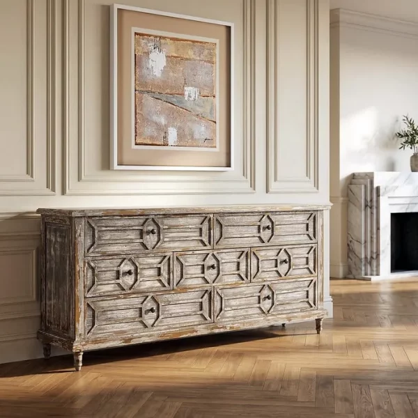 APARADOR MADERA RECICLADA SALÓN 180 X 45 X 80 CM