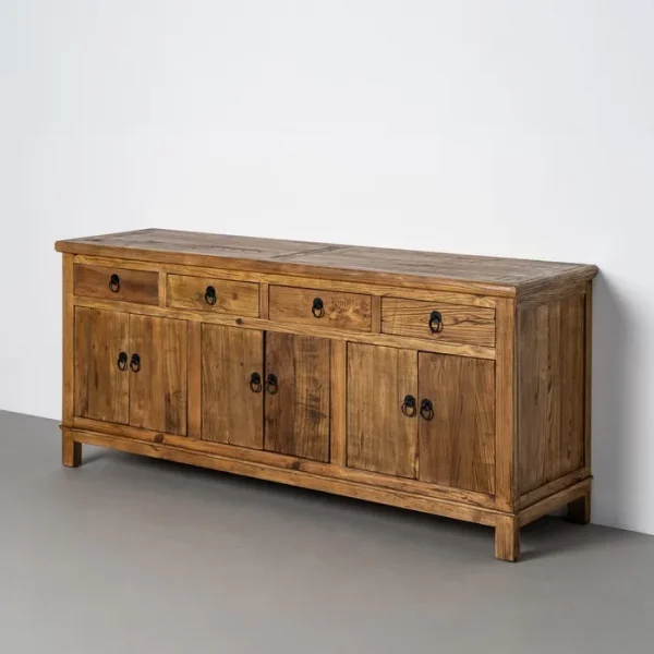 APARADOR MADERA RECICLADA SALÓN 190 X 50 X 80 CM