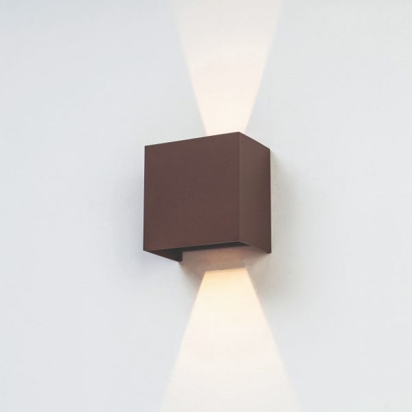 APLIQUE EXTERIOR LED 20W 4000K CORTEN DAVOS XL 7654 MANTRA