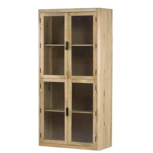 CABINET MADERA MANGO MARRON FELO 100x45x200 CM