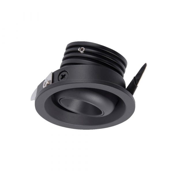 EMPOTRABLE ORIENTABLE LED NEPTUNO NEGRO CÁLIDO 7453 MANTRA