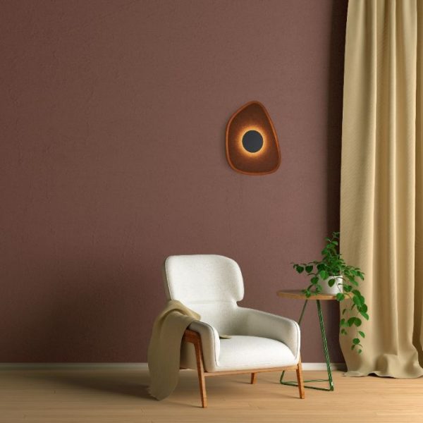 APLIQUE LED 5W ACUSTIC 30 CM CAFÉ 9444 MANTRA