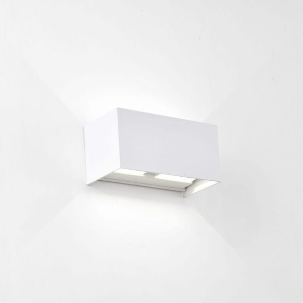 APLIQUE EXTERIOR LED 4X6W DAVOS 2700K DIMABLE BLANCO 8606 MANTRA