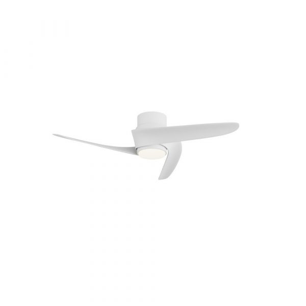 VENTILADOR DC LED 24W BLANCO LUZ REGULABLE GROENLAND XS