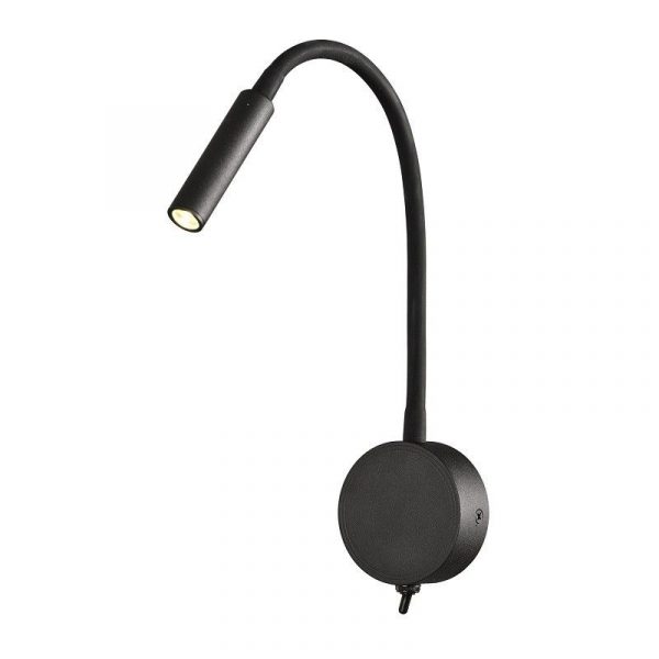 APLIQUE LED BRAZO NEGRO BOAVISTA 3W 3000K 6047 MANTRA