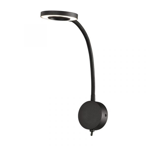 APLIQUE LED BRAZO NEGRO BOAVISTA 5W 3000K 6051 MANTRA