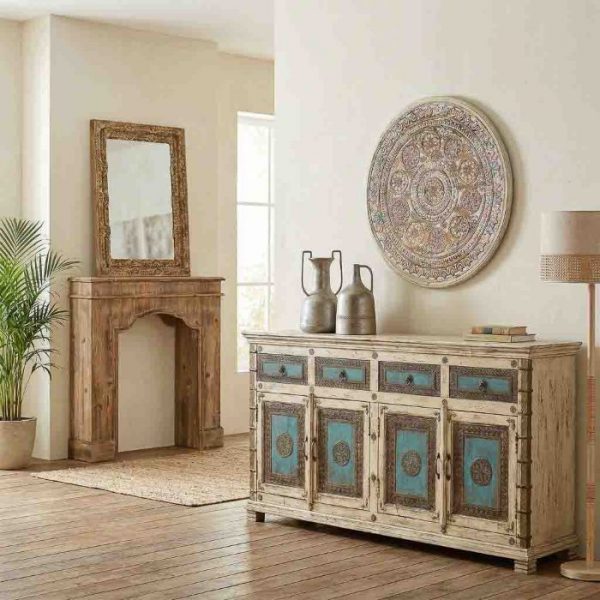 APARADOR MADERA MANGO 180X45X96CM