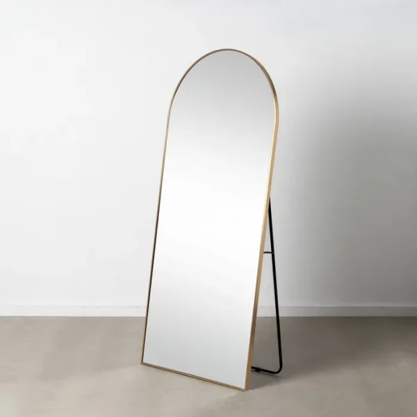 ESPEJO ORO ALUMINIO-CRISTAL DECORACIÓN 80 X 3 X 180 CM