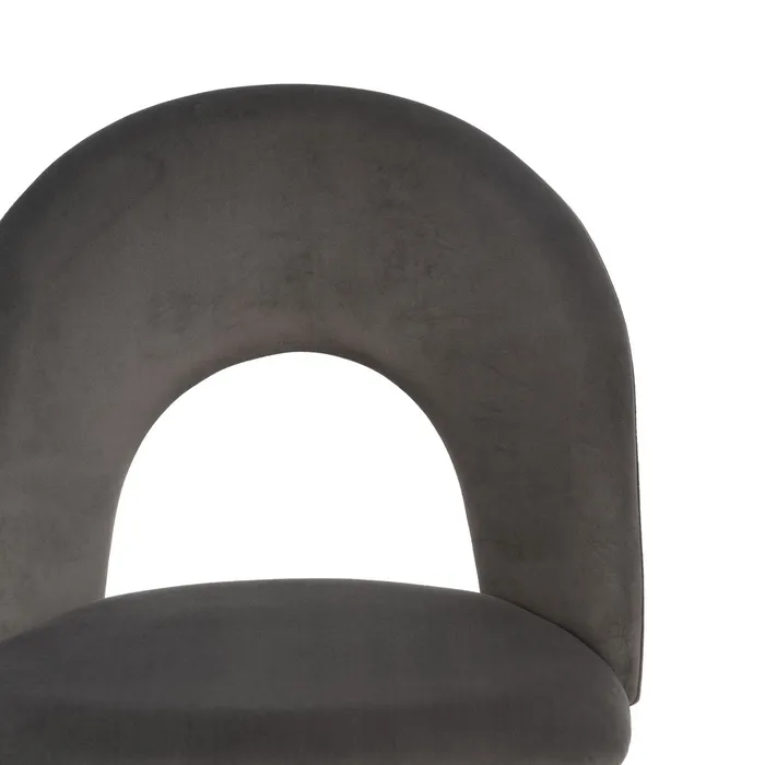 SILLA TAUPE TEJIDO-METAL CONTRACT 49 X 60 X 81 CM - Imagen 6