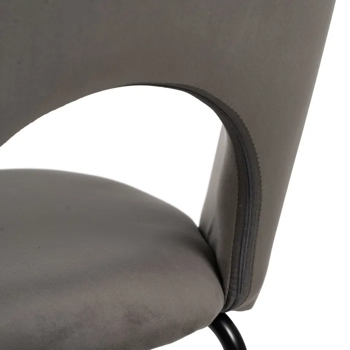 SILLA TAUPE TEJIDO-METAL CONTRACT 49 X 60 X 81 CM - Imagen 12