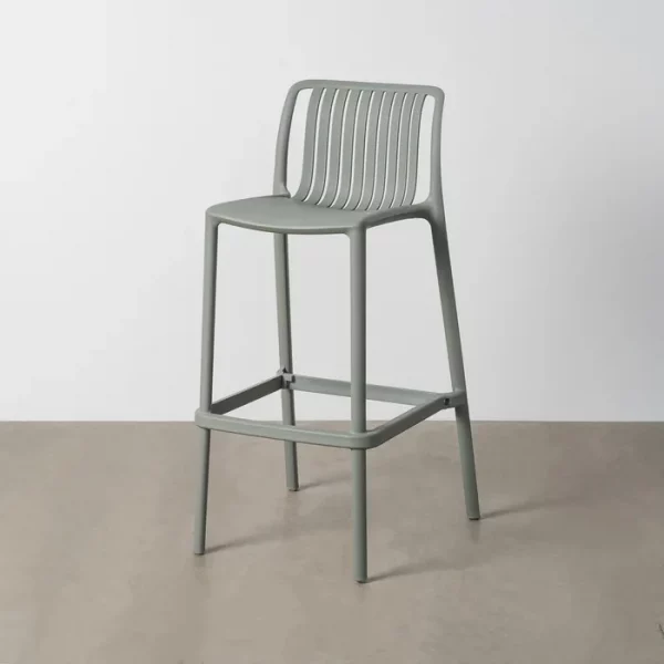 TABURETE VERDE POLIPROPILENO EXTERIOR 52 X 55 X 100 CM