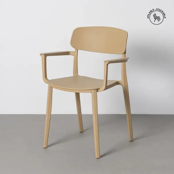 SILLA APILABLE CAQUI PP CONTRACT 51,50 X 51 X 80 CM