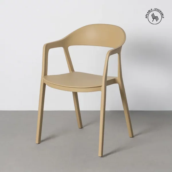 SILLA APILABLE CAQUI PP CONTRACT 52 X 52 X 80 CM