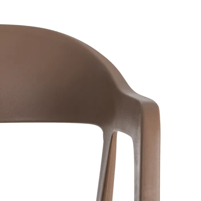 SILLA APILABLE MARRÓN PP CONTRACT 52 X 52 X 80 CM - Imagen 6