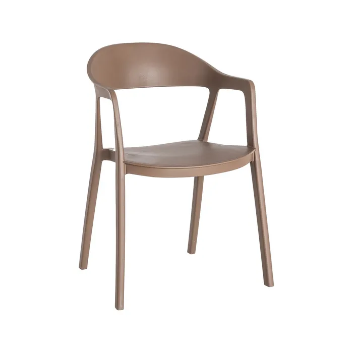 SILLA APILABLE MARRÓN PP CONTRACT 52 X 52 X 80 CM - Imagen 12