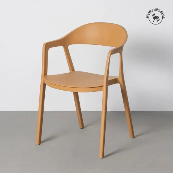 SILLA APILABLE OCRE PP CONTRACT 52 X 52 X 80 CM