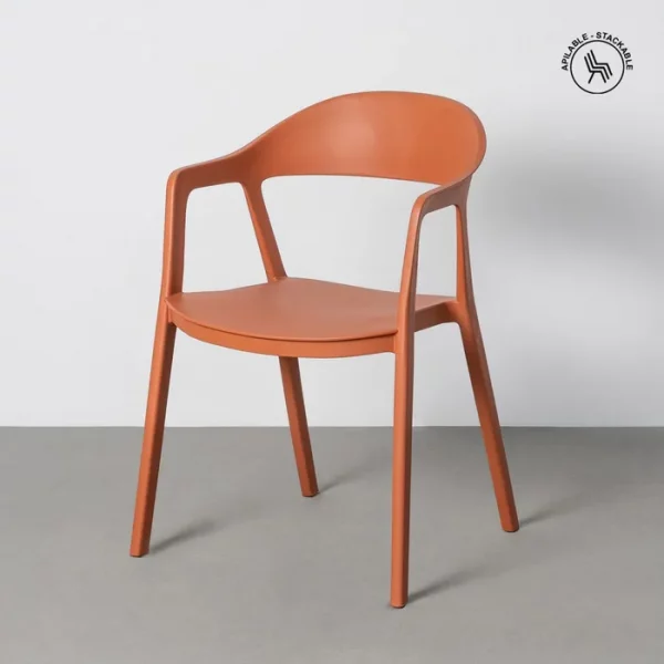 SILLA APILABLE TEJA PP CONTRACT 52 X 52 X 80 CM