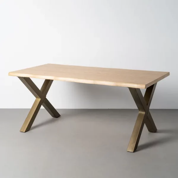 MESA COMEDOR DM-METAL SALÓN 180 X 90 X 77 CM