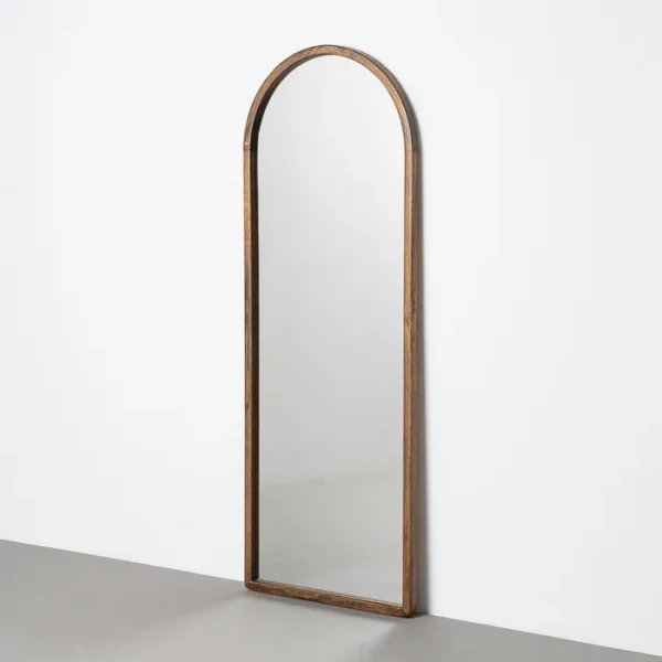 ESPEJO MARRON OSCURO MADERA PAULONIA 60 X 3 X 160 CM