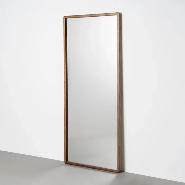ESPEJO MARRÓN OSCURO MADERA PAULONIA 80 X 3 X 180 CM