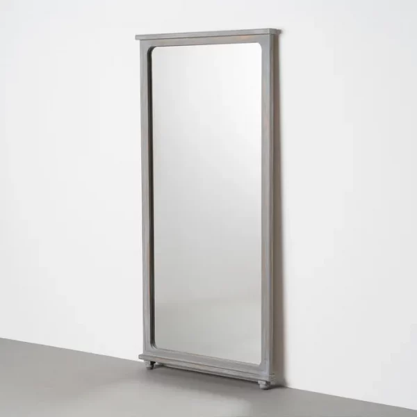 ESPEJO GRIS MADERA PAULONIA DECORACIÓN 80 X 7 X 170 CM