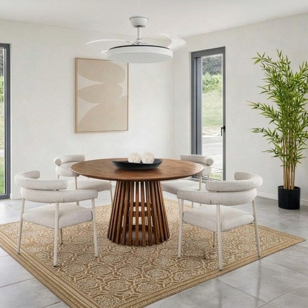 MESA COMEDOR MADERA MANGO 120 CM