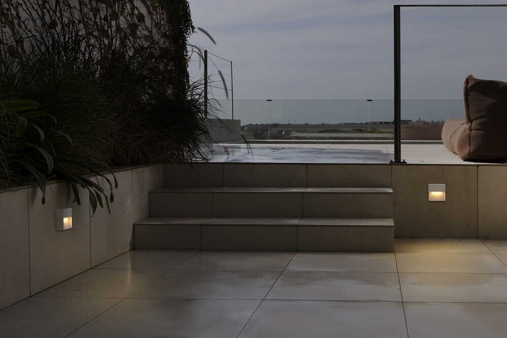 DUNE APLIQUE SEÑALIZADOR CUADRADO BLANCO MATE 3W 4CCT 71964 FARO - Imagen 3