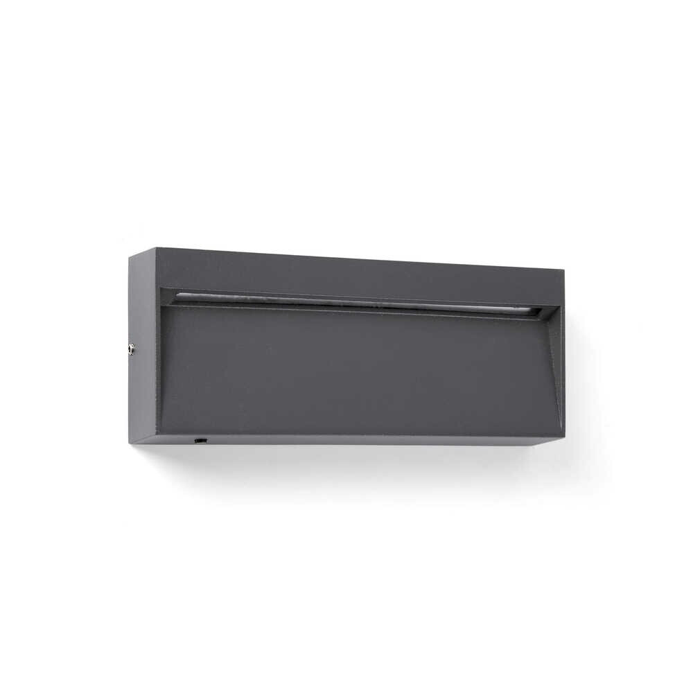 DUNE APLIQUE SEÑALIZADOR RECTANGULAR GRIS OSCURO 6W 4CCT 71966 FARO
