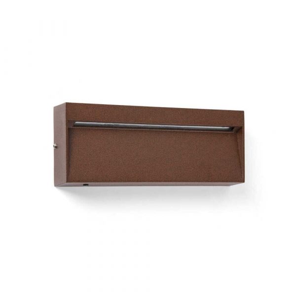 DUNE APLIQUE SEÑALIZADOR RECTANGULAR MARRON OXIDO 6W 4CCT 71968 FARO