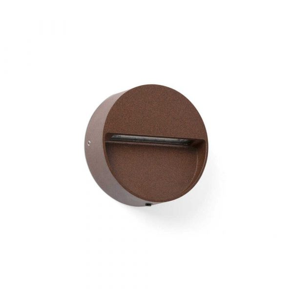DUNE APLIQUE SEÑALIZADOR REDONDO MARRON OXIDO 3W 4CCT 71962 FARO