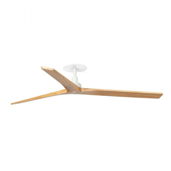 FARO KLIM L EMPOTRADO VENTILADOR BLANCO-PINO FSC