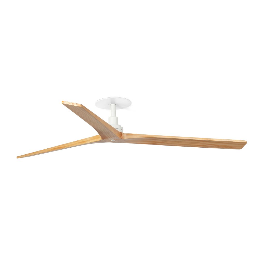 FARO KLIM L EMPOTRADO VENTILADOR BLANCO-PINO FSC