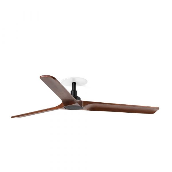 FARO HEYWOOD L EMPOTRADO VENTILADOR NEGRO-NOGAL