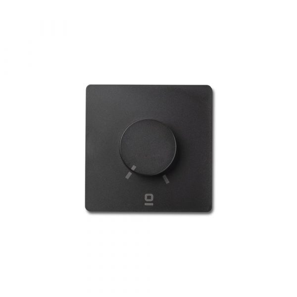 FARO CONTROLADOR PARED ROTATIVO RF 6 VELOCIDADES NEGRO