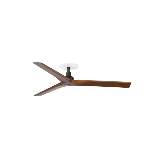 FARO KLIM M EMPOTRADO VENTILADOR NEGRO-NOGAL FSC