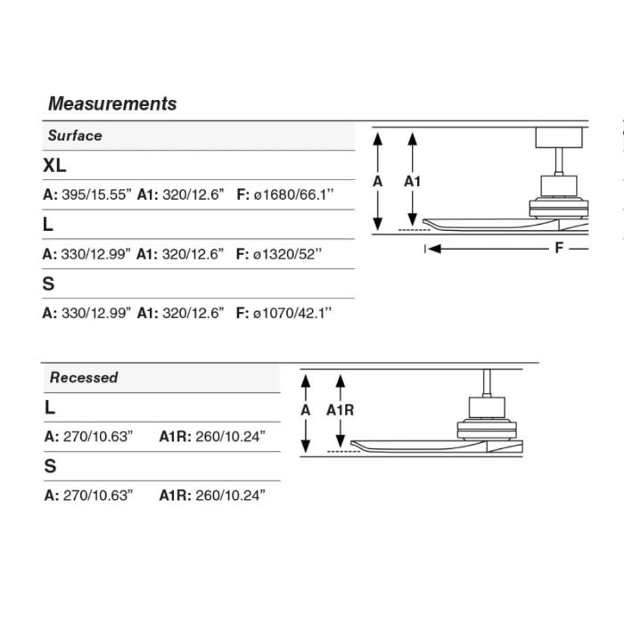 FARO HEY S EMPOTRADO VENTILADOR NEGRO - Imagen 4